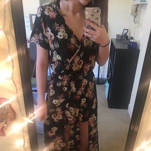 Francesca’s Naomi Floral Maxi Romper